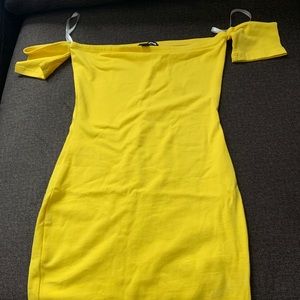 Fashion Nova Off Shoulder Short Dress